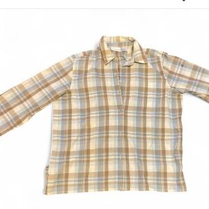 Alfred Dunner Multicolor Plaid Shirt